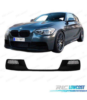 SPOILER LIP FRONTAL BMW F20 11-15 LOOK M PERFORMANCE PRETO BRILHANTE