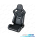 BAQUET BACKET DESPORTIVA COURO PRETA LOOK EVO