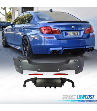 PARA-CHOQUES TRASEIRO BMW F10 10-13 LOOK M PDC