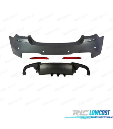 PARA-CHOQUES TRASEIRO BMW F10 10-13 LOOK M PDC
