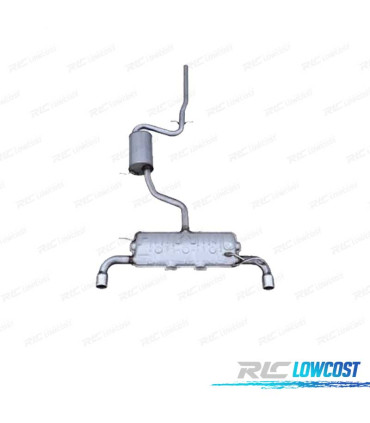 LINHA DE ESCAPE VOLKSWAGEN VW GOLF 6 LOOK GTI CATBACK