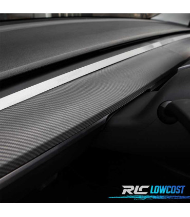 MOLDURAS INTERIOR DO HABITÁCULO TESLA MODEL 3 17-20 LOOK CARBONO