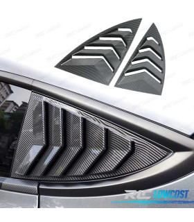 PERSIANA VIDRO LATERAL TESLA MODEL Y 20- LOOK CARBONO