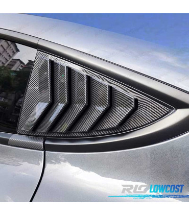 PERSIANA VIDRO LATERAL TESLA MODEL Y 20- LOOK CARBONO