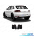 PONTEIRAS DE ESCAPE PORSCHE MACAN 18- LOOK GTS PRETO