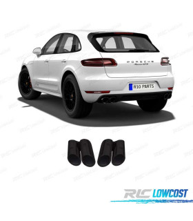 PONTEIRAS DE ESCAPE PORSCHE MACAN 18- LOOK GTS PRETO