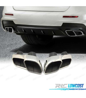 PONTEIRAS DE ESCAPE MASERATI GHIBLI 14- LOOK S CROMADO