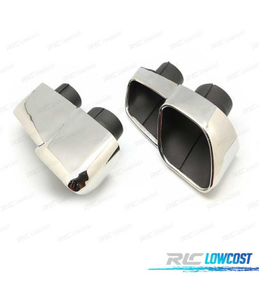 PONTEIRAS DE ESCAPE MASERATI GHIBLI 14- LOOK S CROMADO