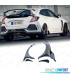 KIT 2 GUARDA-LAMAS HONDA CIVIC TYPE R 16-20 METAL