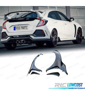 KIT 2 GUARDA-LAMAS HONDA CIVIC TYPE R 16-20 METAL