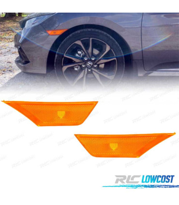 PISCAS LATERAIS HONDA CIVIC 16-20 AMBAR