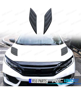 ENTRADAS DE AR HONDA CIVIC 16-20 CAPÔ LOOK TYPE R