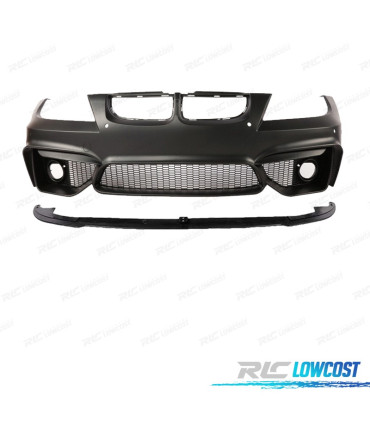 PARA-CHOQUES BMW SERIE 3 E90 E91 05-08 LOOK M4 PDC GRELHAS NEVOEIRO + SPOILER LIP