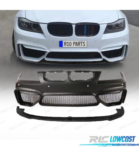 PARA-CHOQUES FRONTAL BMW E90 E91 LCI 08-12 LOOK M4 PDC + SPOILER LIP