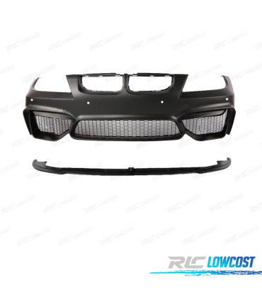 PARA-CHOQUES FRONTAL BMW E90 E91 LCI 08-12 LOOK M4 PDC + SPOILER LIP