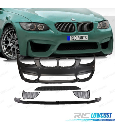 PARA-CHOQUES FRONTAL BMW E92 E93 06-10 LOOK M4 PDC + SPOILER LIP