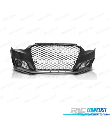PARACHOQUES FRONTAL AUDI A3 8V 12-16 LOOK RS3 PRETO BRILHANTE