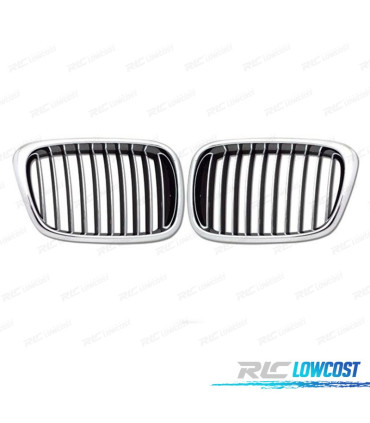 GRELHAS FRONTAIS BMW E39 95-03 CROMADAS