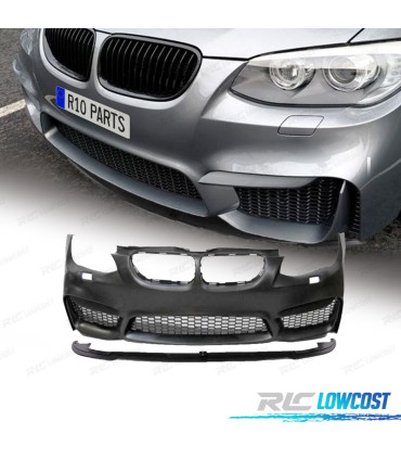 PARA-CHOQUES FRONTAL BMW E92 LCI 10-14 LOOK M4 + SPOILER LIP