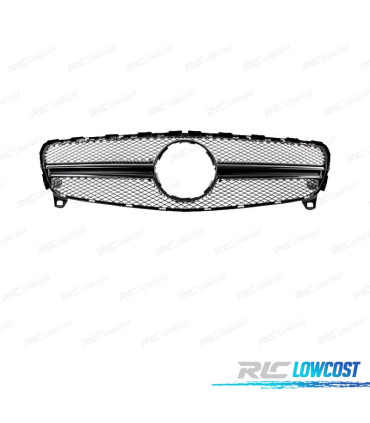 GRELHA FRONTAL MERCEDES CLASE A W176 15-18 LOOK AMG A45 PRETO BRILHANTE