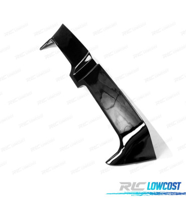 AILERON SPOILER VOLKSWAGEN VW POLO MK5 09-17 ABS LOOK OETTINGER PRETO BRILHANTE