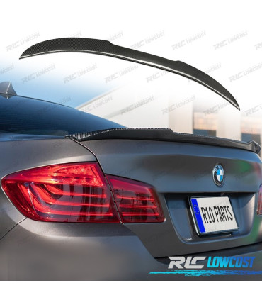 AILERON SPOILER TRASEIRO BMW F10 10-17 LOOK M4 CARBONO