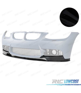 SPOILER LIP DIANTEIRO BMW E90 E91 E92 E93 05-09 LOOK M3 PRETO BRILHANTE