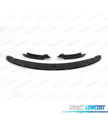 SPOILER LIP DIANTEIRO BMW E92 E93 LCI 10-14 LOOK M3 PRETO BRILHANTE