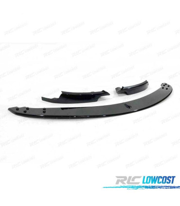 SPOILER LIP DIANTEIRO BMW E92 E93 LCI 10-14 LOOK M3 PRETO BRILHANTE