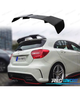AILERON SPOILER PARA MERCEDES CLASSE A W176 12-18 LOOK A45 PRETO BRILHANTE