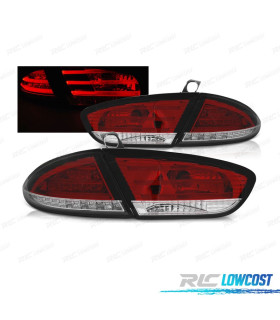 FAROLINS TRASEIROS CELIS LED SEAT LEON 09-12 VERMELHO BRANCO