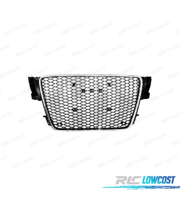 GRELHA FRONTAL AUDI A5 07-11 LOOK RS CINZA CLARO
