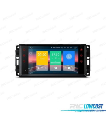 AUTO RADIO GPS ANDROID 13 PARA JEEP WRANGLER 07-12 GRAND CHEROKEE 08-11... USB GPS TACTIL HD 7"