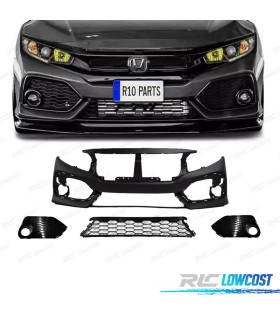PARA-CHOQUES FRONTAL HONDA CIVIC 16-20 LOOK SI