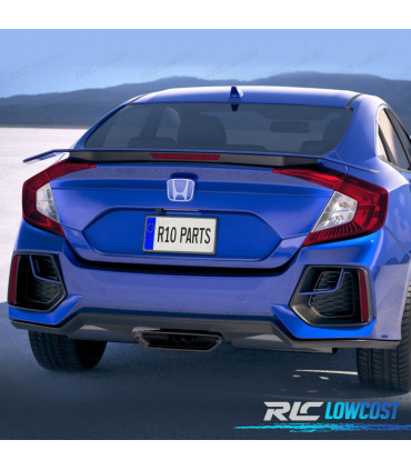 PARA-CHOQUES TRASEIRO HONDA CIVIC 16- LOOK NEW SI