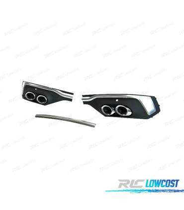 DIFUSOR AUDI Q5 S LINE 20- LOOK SQ5 COUPE PRATEADO