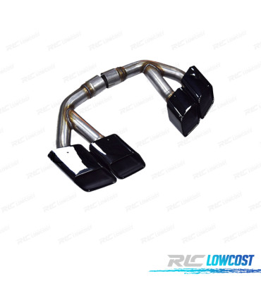 PONTEIRAS DE ESCAPE AUDI Q7 3.0T DIESEL 16-19 LOOK SQ7 PRETAS