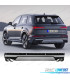 DIFUSOR AUDI Q7 20-23 LOOK SQ7 + PONTEIRAS DE ESCAPE CROMADAS