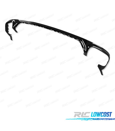 DIFUSOR AUDI Q8 19-23 LOOK SQ8 PRETO + PONTEIRAS DE ESCAPE CROMADAS