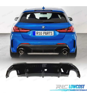 DIFUSOR BMW F40 19- LOOK M 135i PRETO BRILHANTE