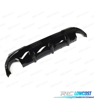 DIFUSOR BMW F40 19- LOOK M 135i PRETO BRILHANTE