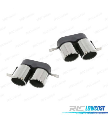 PONTEIRAS DE ESCAPE BMW G20 G21 19- LOOK ROCK CROMADAS