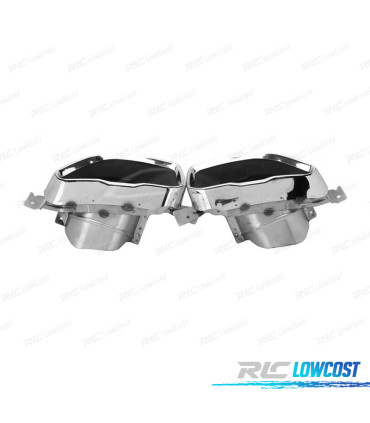 PONTEIRAS DE ESCAPE BMW G20 G21 19- LOOK M PERFORMANCE PRATEADAS