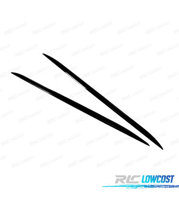 FRISOS LATERAIS INFERIORES BMW G22 20- LOOK M PERFORMANCE PRETO BRILHANTE