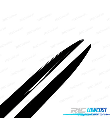 FRISOS LATERAIS INFERIORES BMW G22 20- LOOK M PERFORMANCE PRETO BRILHANTE