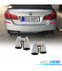 PONTEIRAS DE ESCAPE BMW F10 10-17 LOOK M5 CROMADAS
