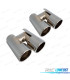 PONTEIRAS DE ESCAPE BMW F10 10-17 LOOK M5 CROMADAS