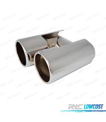 PONTEIRAS DE ESCAPE BMW F10 10-17 LOOK M5 CROMADAS