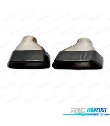 PONTEIRAS DE ESCAPE BMW G30 17- LOOK 530 PRETAS