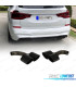 PONTEIRAS DE ESCAPE BMW X4 G02 18-20 LOOK M PRETAS